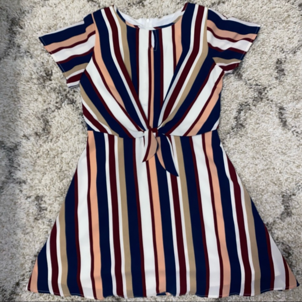striped dress